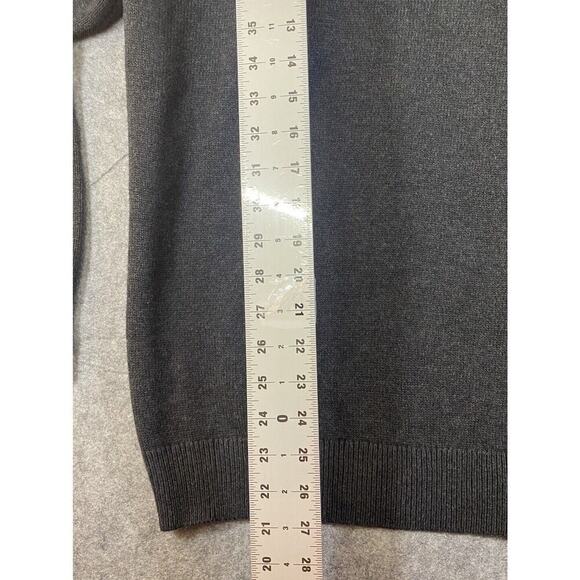 L.L Bean Sweater Mens Size Large Grey Knit Crew Neck Preppy - Picture 2 of 10